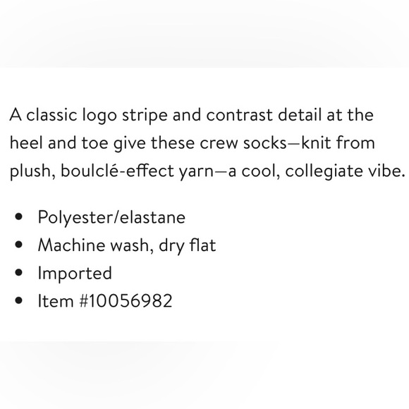 🆕 “Spencer Sock” Varley Unisex Stylish Tan and White Fuzzy Yoga Socks! 💥 - Picture 8 of 8